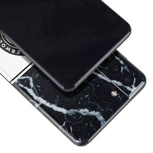 NBA Minnesota Timberwolves Marble Galaxy S21 Plus 5G Skin